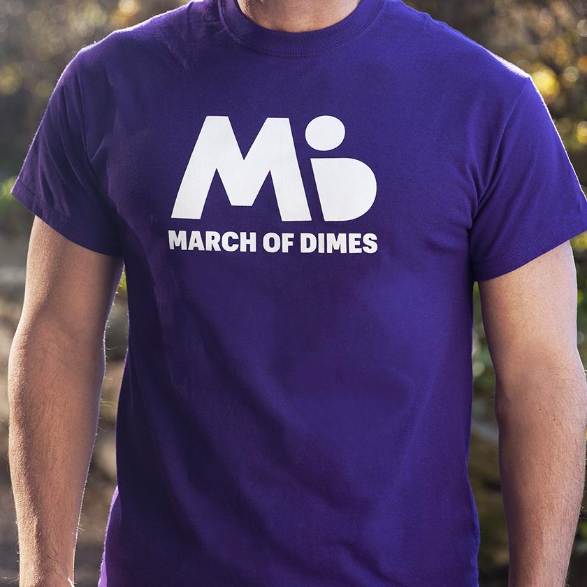 March of Dimes tee shirt