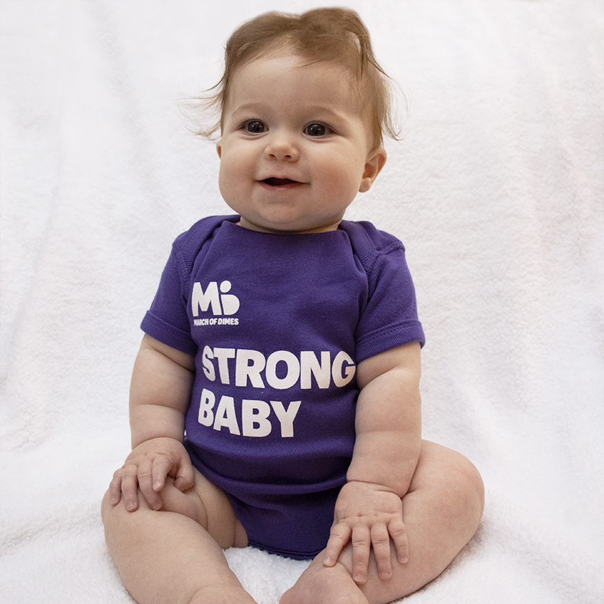 March of Dimes Strong Baby Onesie
